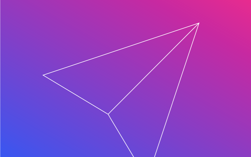 Icono de un avión de papel