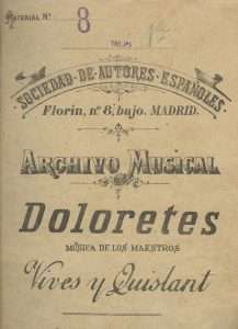 Teatro Lírico – materiales de orquesta