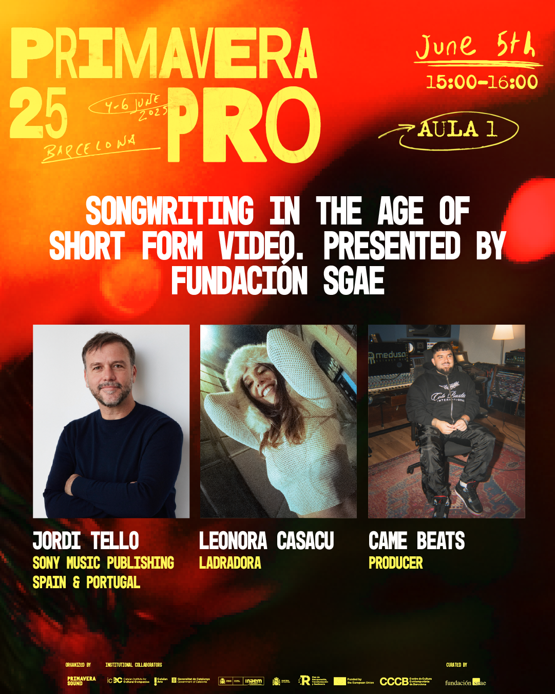 Fundación SGAE en Primavera Pro 2025